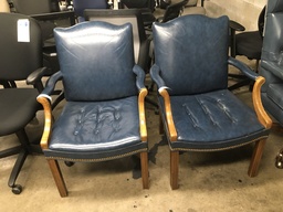 Traditioal Leather Side Chairs