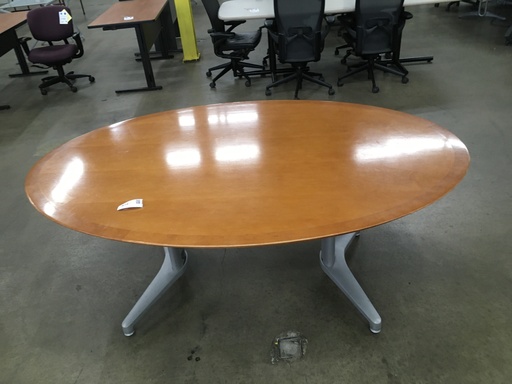 6' Cherry Oval Conference Table