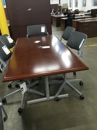 6' Conference Table With Optional Power