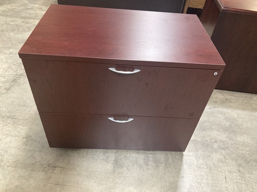 OFS (2) Drawer - 36" Lateral Cabinet -Mah.
